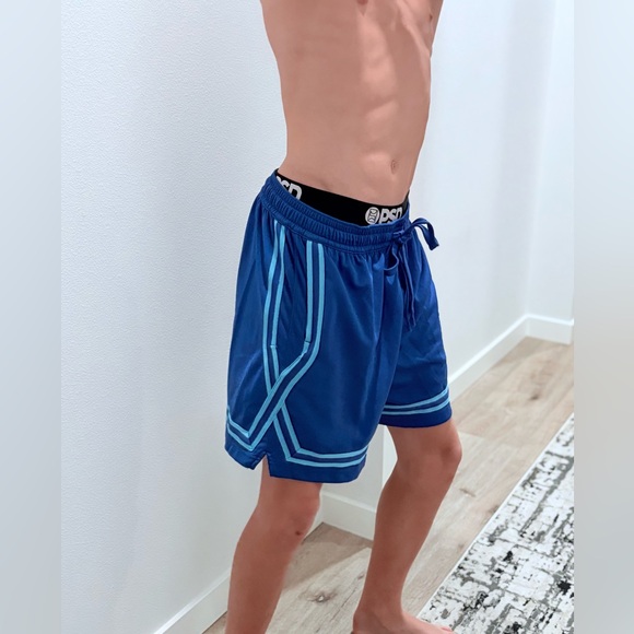 NWT [Nike] Fly Crossover 5" Blue Drawstring Basketball Shorts Unisex S M or L - Picture 2 of 9